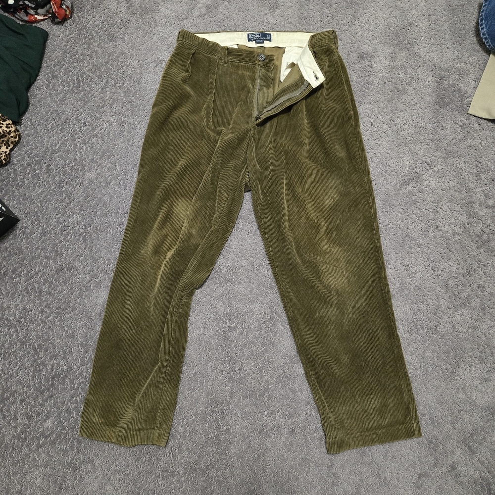 Vintage Brown Andrew Pant Polo By Ralph Lauren 34x30
